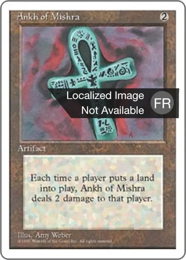 Ankh de Mishra — Fourth Edition — Magic: The Gathering