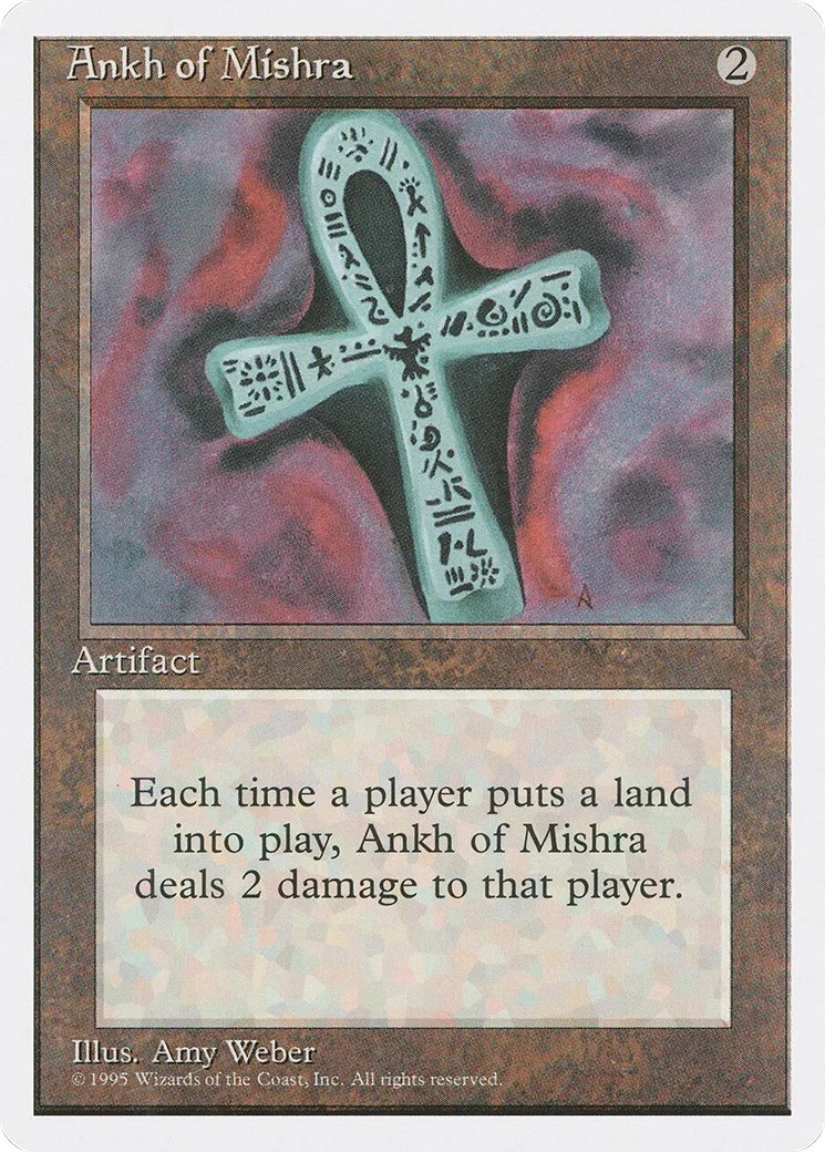 Ankh of Mishra — Fourth Edition — Magic: The Gathering
