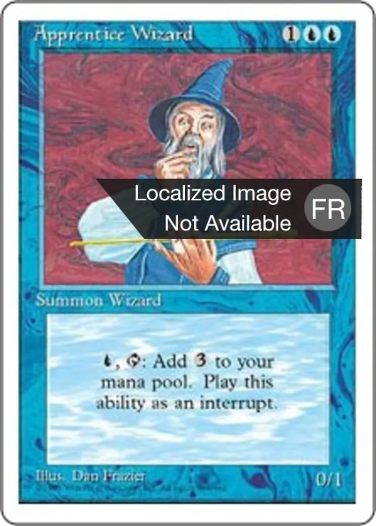 Apprenti sorcier — Fourth Edition — Magic: The Gathering