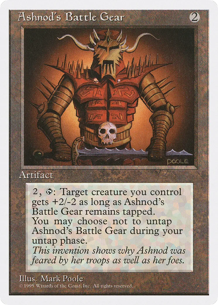Ashnod's Battle Gear — Fourth Edition — Magic: The Gathering