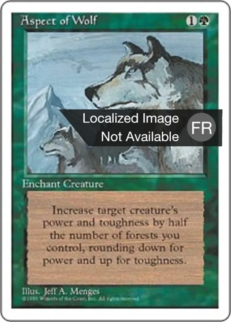 Aspect du loup — Fourth Edition — Magic: The Gathering