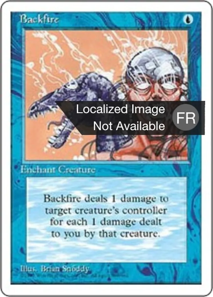 Retour de flamme — Fourth Edition — Magic: The Gathering