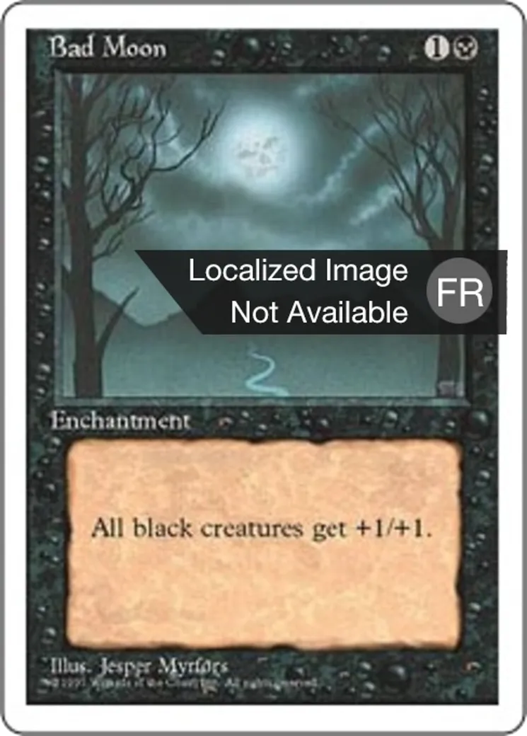 Lune blafarde — Fourth Edition — Magic: The Gathering