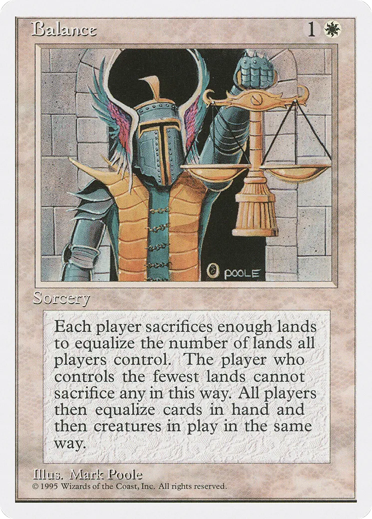 Balance — Fourth Edition — Magic: The Gathering