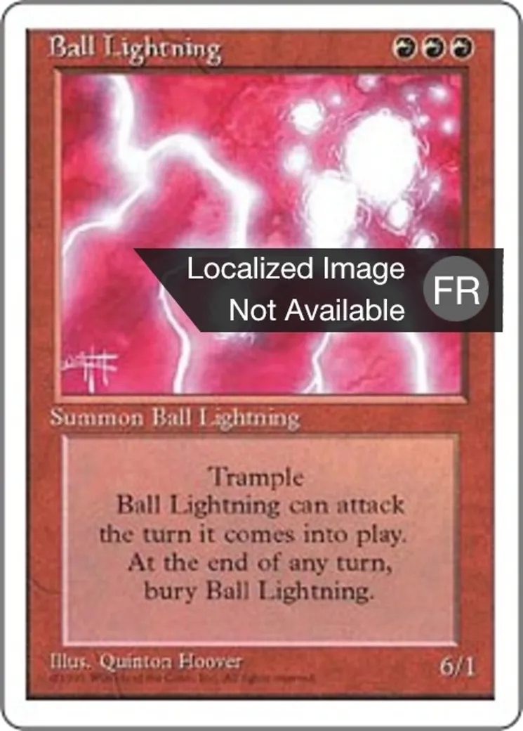 Boule fulgurante — Fourth Edition — Magic: The Gathering