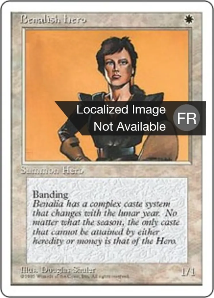 Héroïne bénaliane — Fourth Edition — Magic: The Gathering