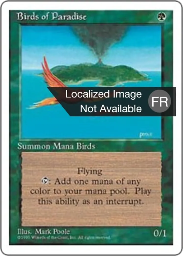 Oiseaux de paradis — Fourth Edition — Magic: The Gathering