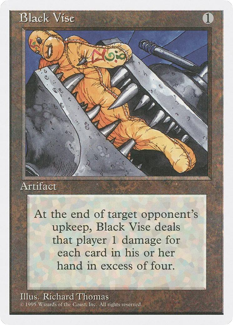 Black Vise — Fourth Edition — Magic: The Gathering