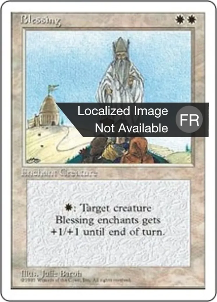 Bénédiction — Fourth Edition — Magic: The Gathering
