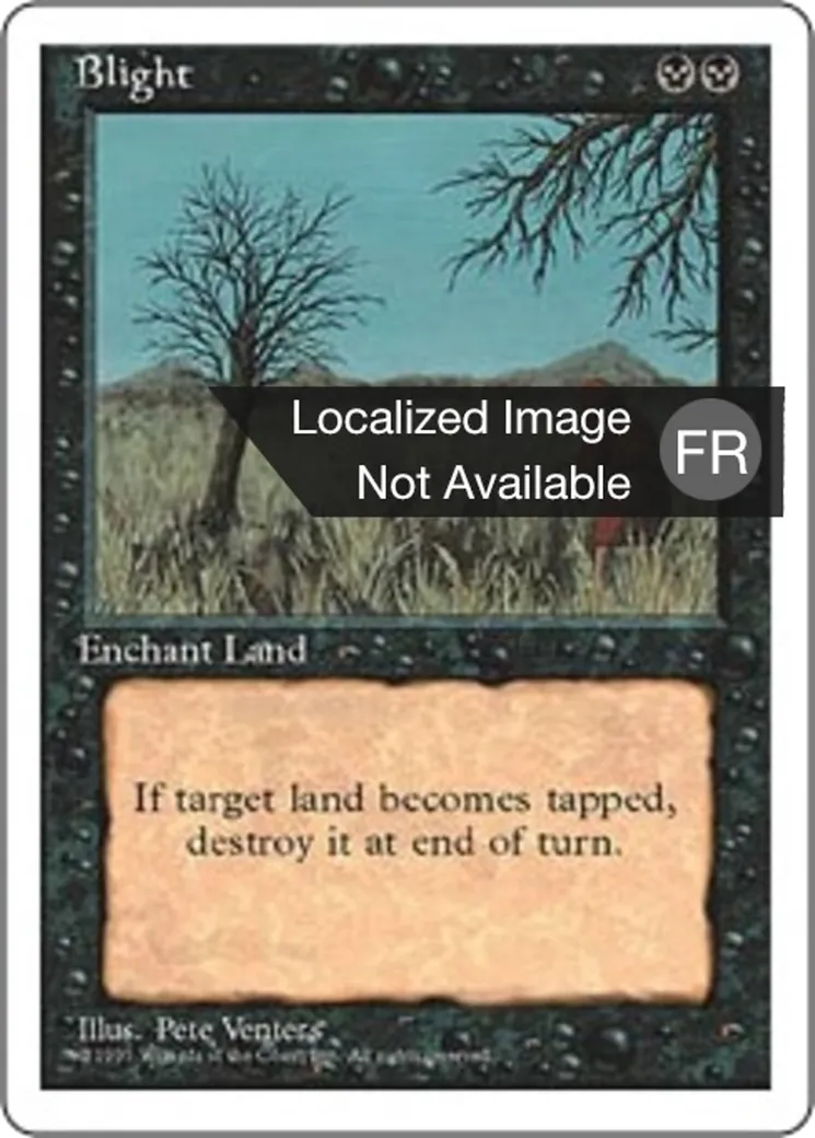 Flétrissement — Fourth Edition — Magic: The Gathering
