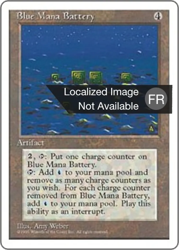 Accumulateur de mana bleu — Fourth Edition — Magic: The Gathering