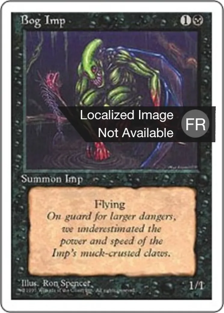 Diablotin des marécages — Fourth Edition — Magic: The Gathering
