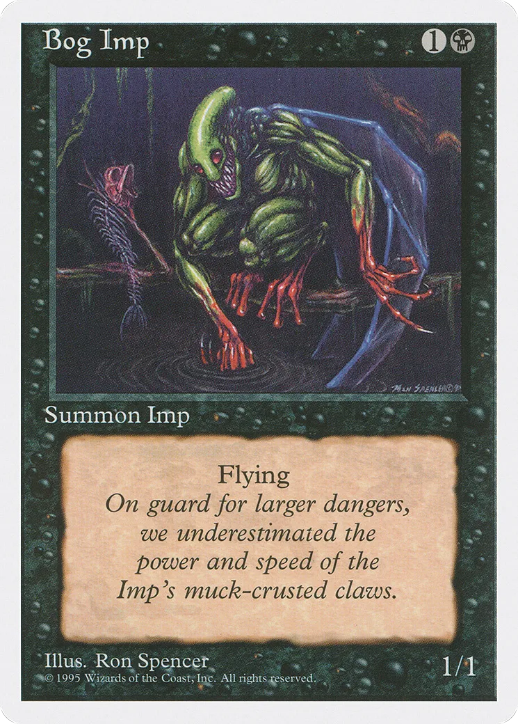 Bog Imp — Fourth Edition — Magic: The Gathering