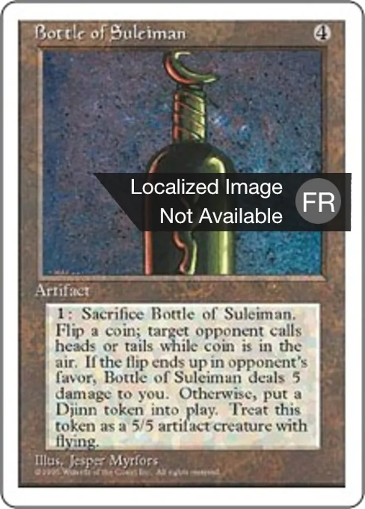 Bouteille de Salomon — Fourth Edition — Magic: The Gathering