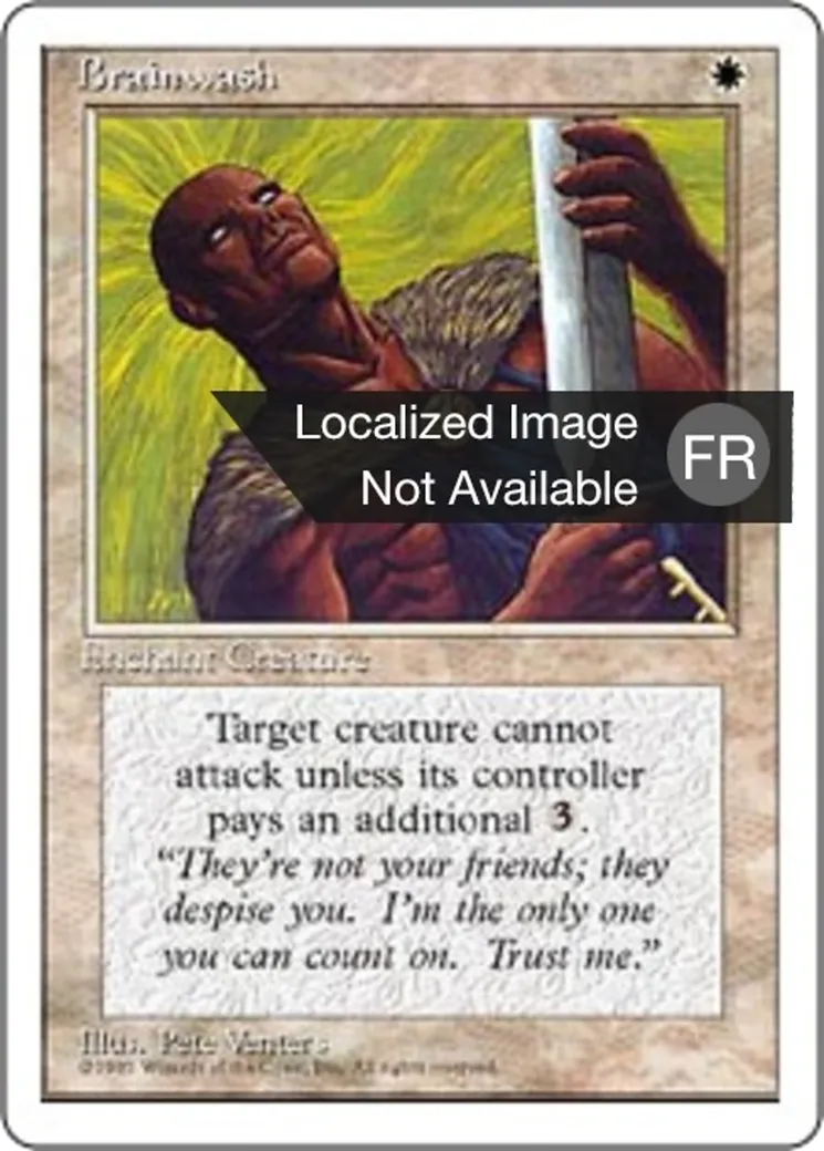 Lavage de cerveau — Fourth Edition — Magic: The Gathering