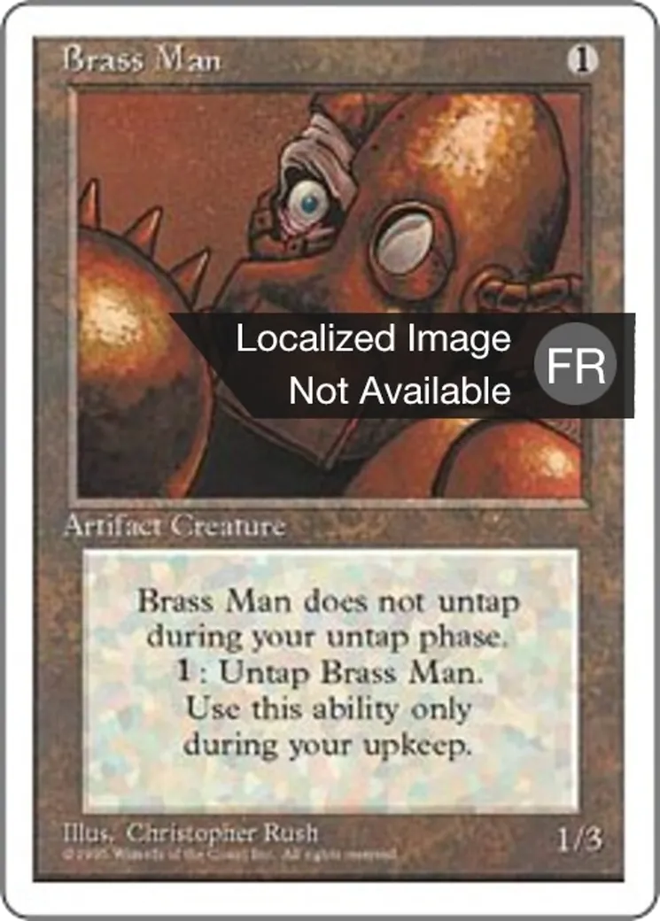 Homme d'airain — Fourth Edition — Magic: The Gathering