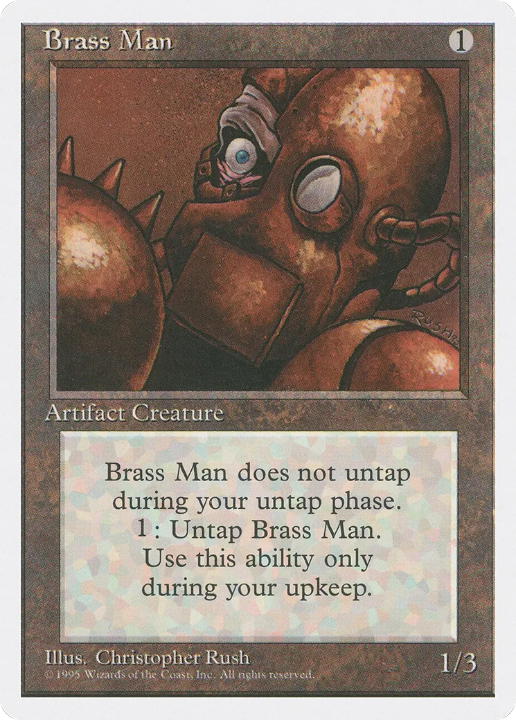 Homme d'airain — Fourth Edition — Magic: The Gathering