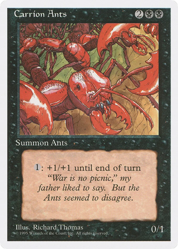Carrion Ants — Fourth Edition — Magic: The Gathering