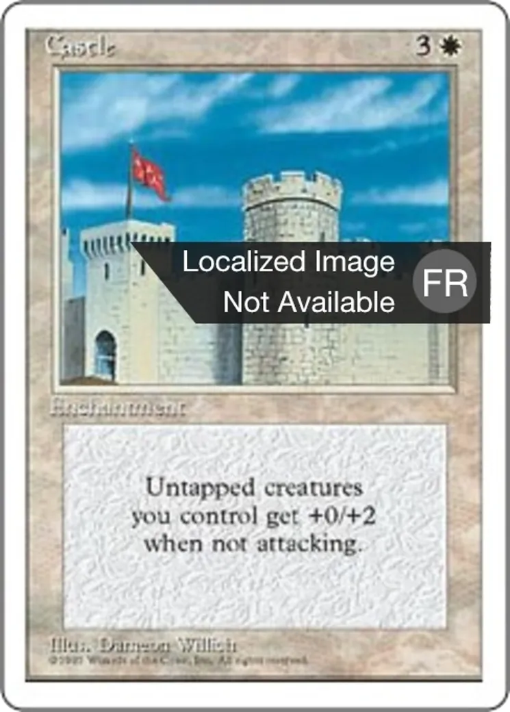 Château fort — Fourth Edition — Magic: The Gathering