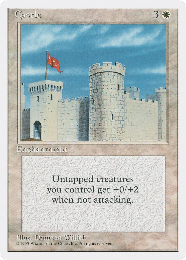 Castle — Fourth Edition — Magic: The Gathering
