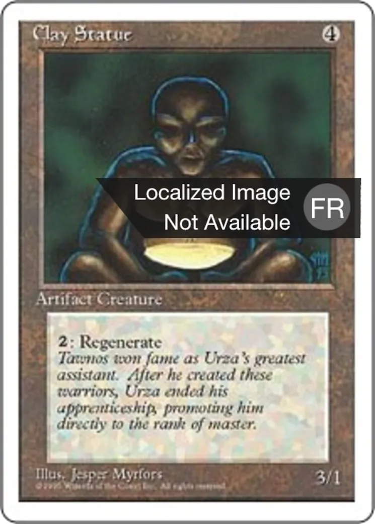 Statue d'argile — Fourth Edition — Magic: The Gathering