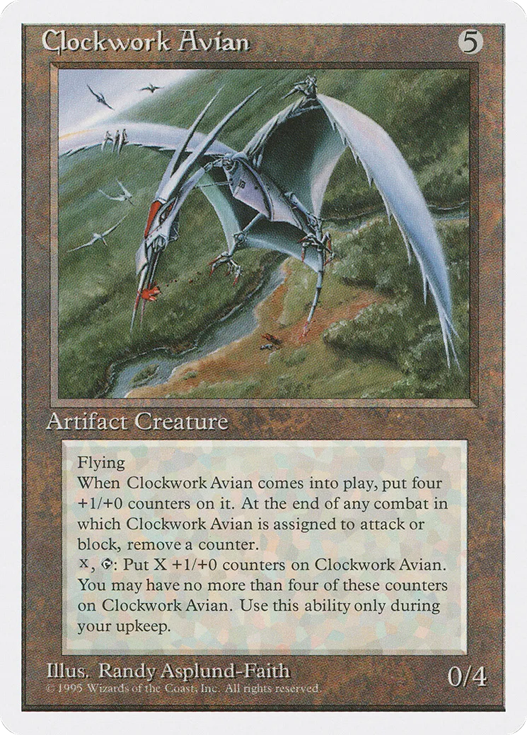 Clockwork Avian — Fourth Edition — Magic: The Gathering