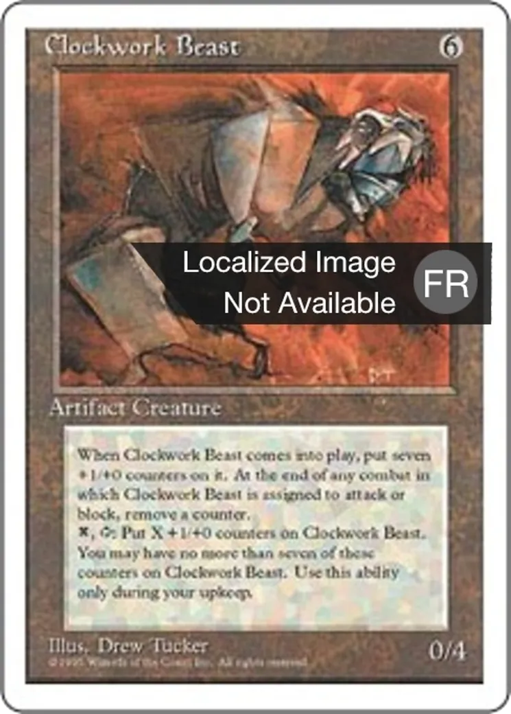 Bête mécanique — Fourth Edition — Magic: The Gathering