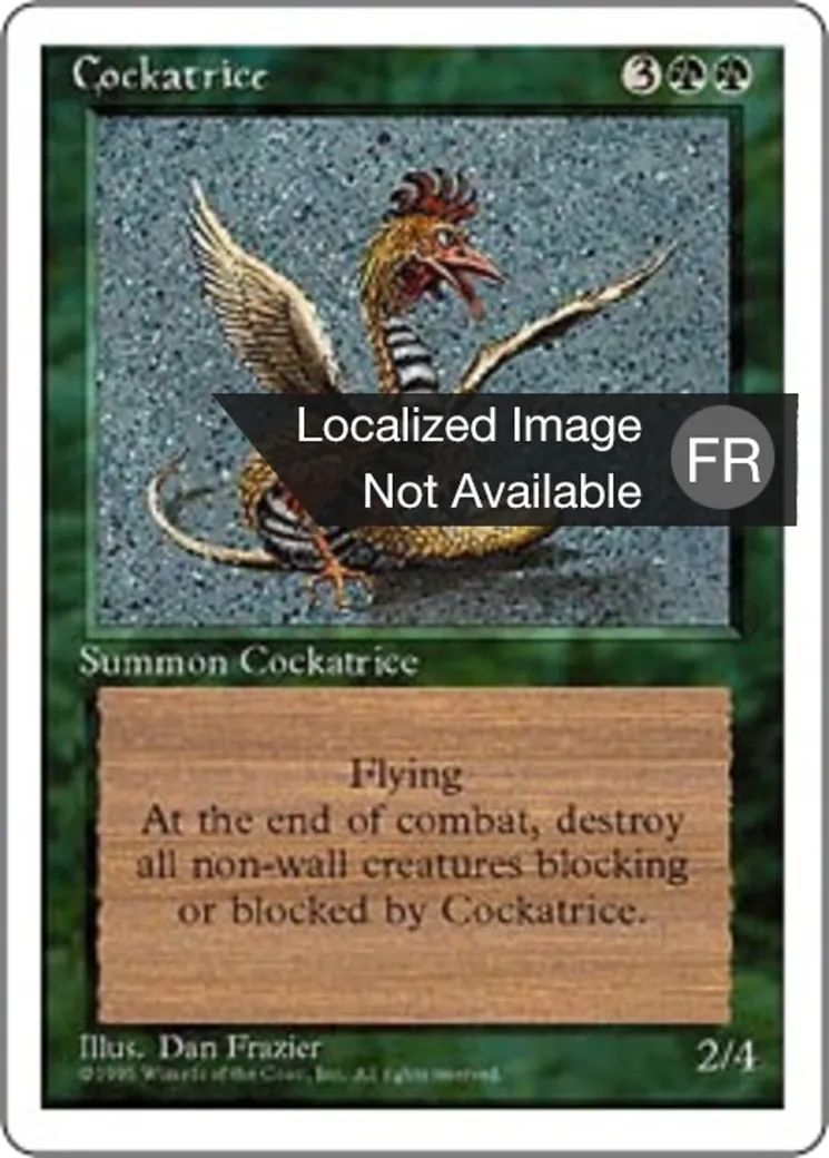 Cocatrix — Fourth Edition — Magic: The Gathering