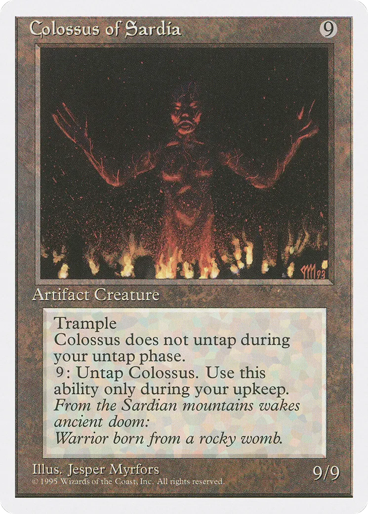 Colossus of Sardia — Fourth Edition — Magic: The Gathering