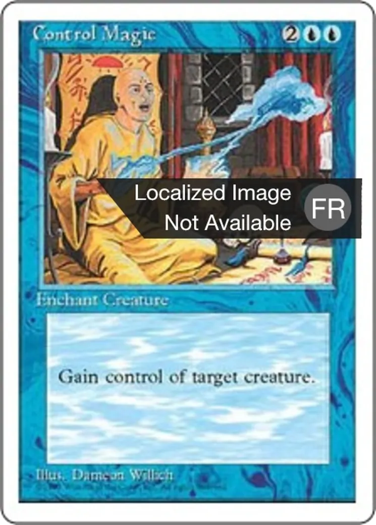 Contrôle magique — Fourth Edition — Magic: The Gathering