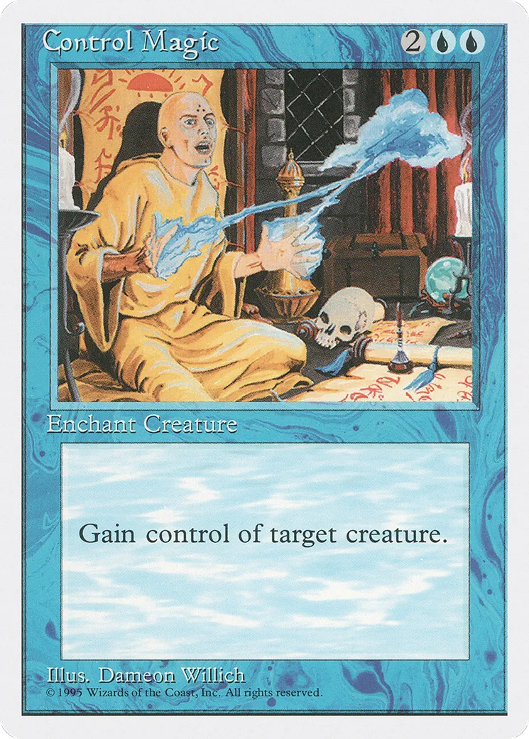 Contrôle magique — Fourth Edition — Magic: The Gathering
