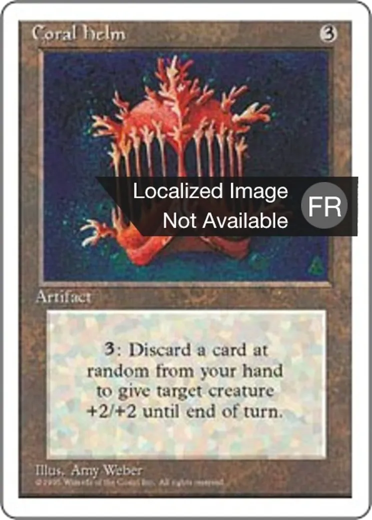 Heaume de corail — Fourth Edition — Magic: The Gathering