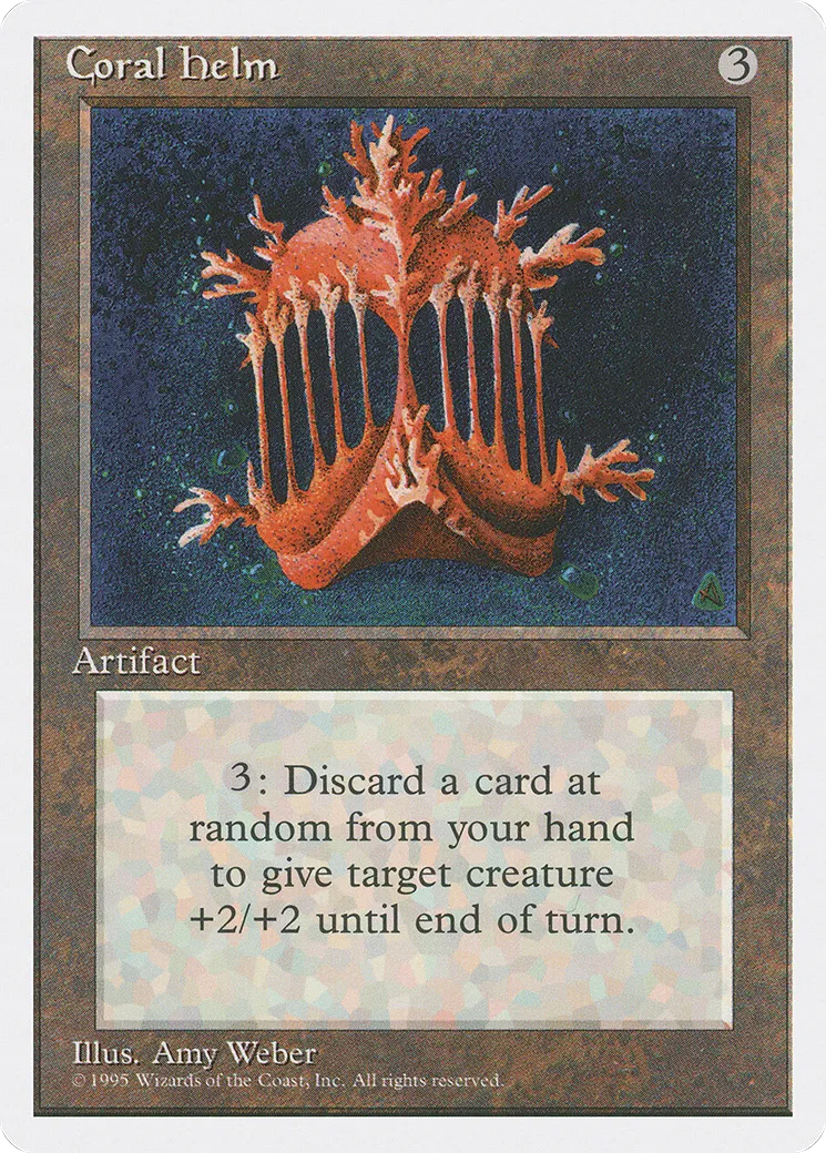 Coral Helm — Fourth Edition — Magic: The Gathering
