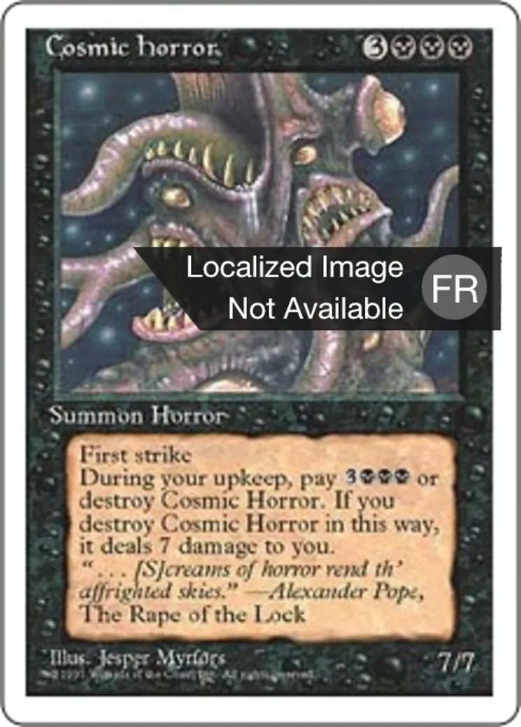 Horreur cosmique — Fourth Edition — Magic: The Gathering