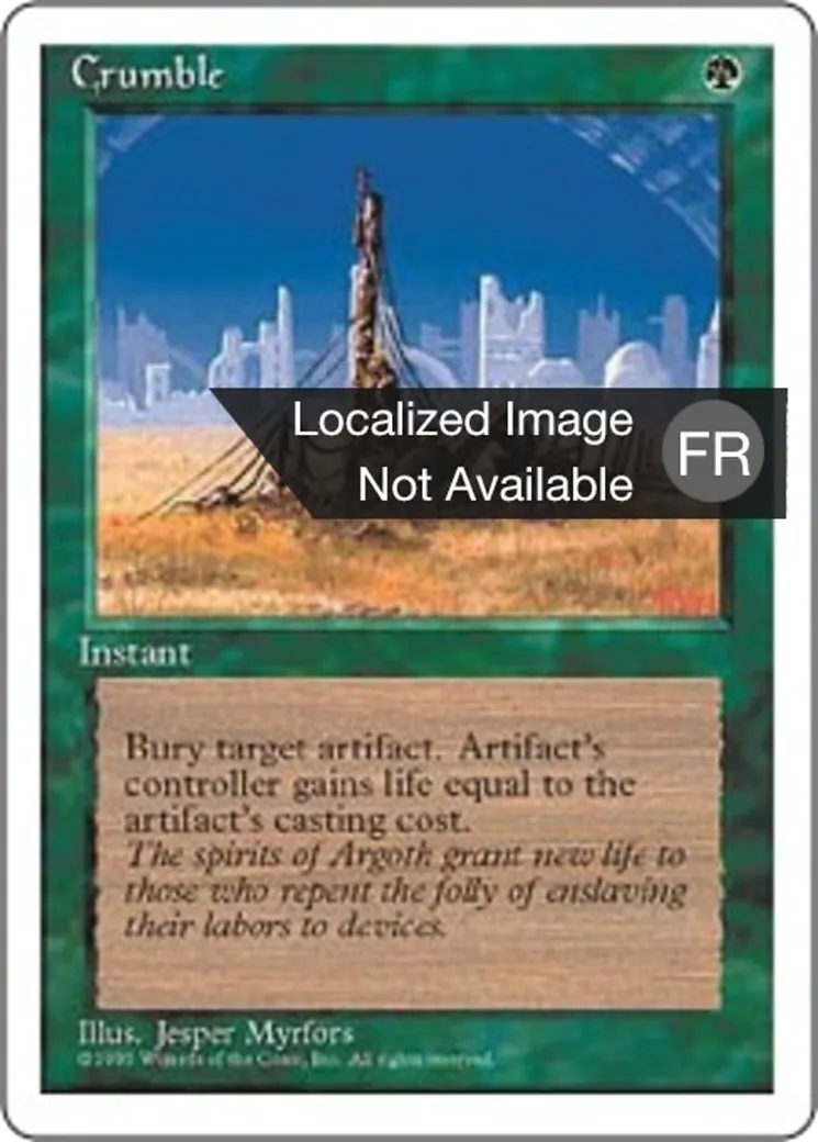 Désagrégation — Fourth Edition — Magic: The Gathering