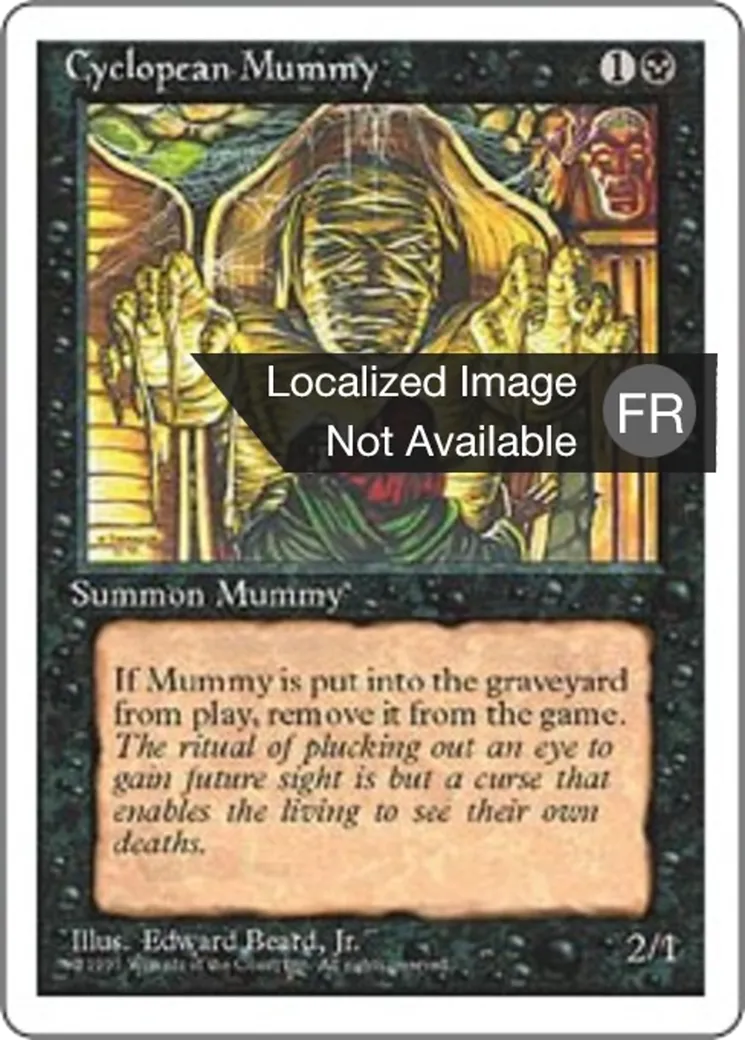 Momie cyclopéenne — Fourth Edition — Magic: The Gathering