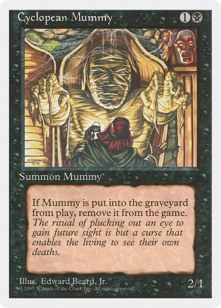 Cyclopean Mummy — Fourth Edition — Magic: The Gathering