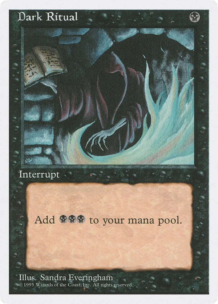 Messe noire — Fourth Edition — Magic: The Gathering