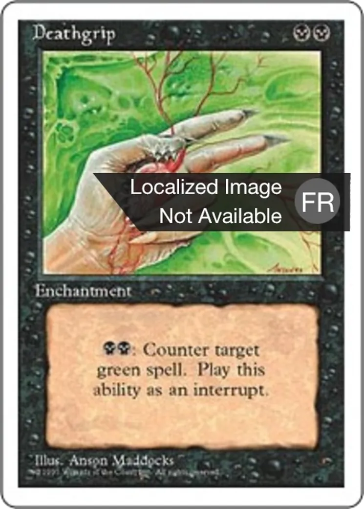 Poigne de mort — Fourth Edition — Magic: The Gathering