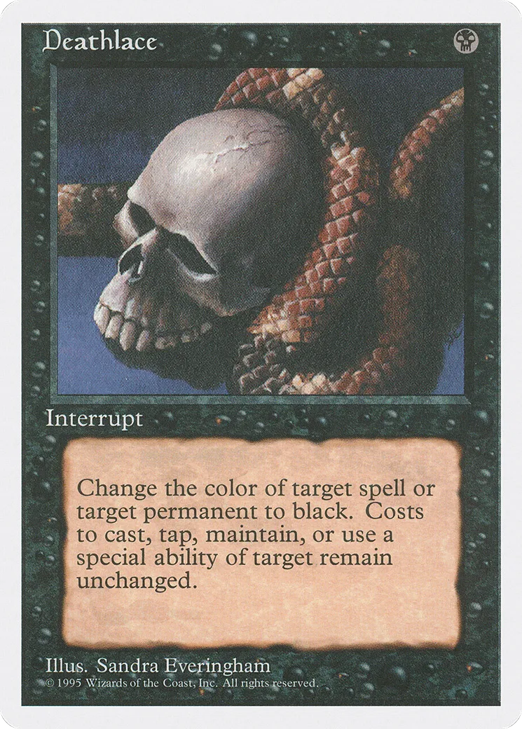 Deathlace — Fourth Edition — Magic: The Gathering