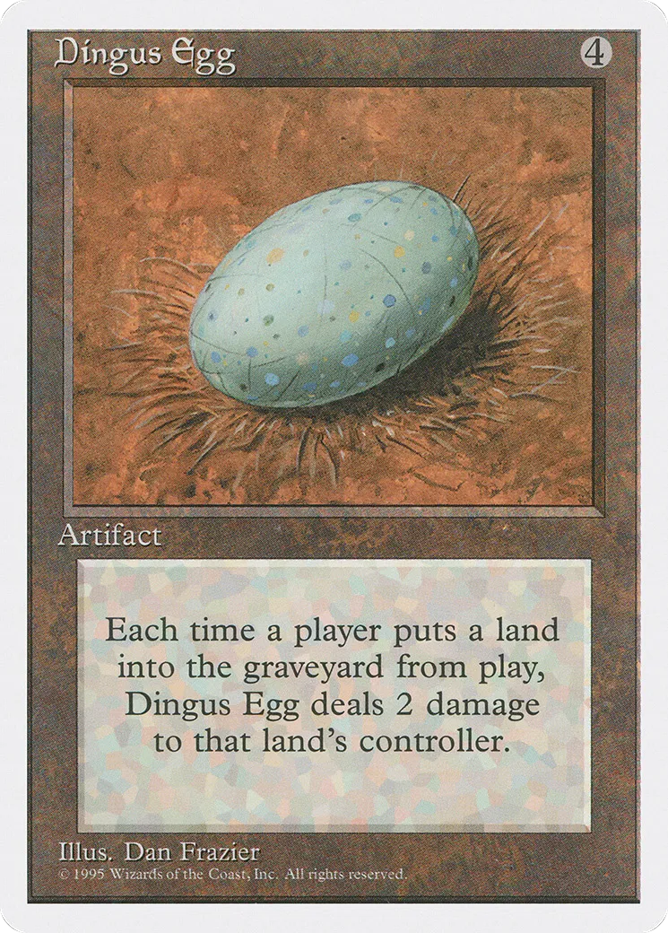 Dingus Egg — Fourth Edition — Magic: The Gathering