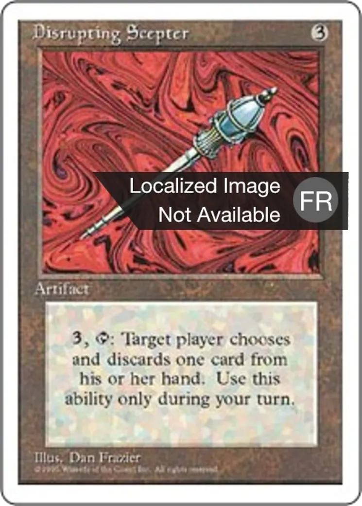 Sceptre de dislocation — Fourth Edition — Magic: The Gathering