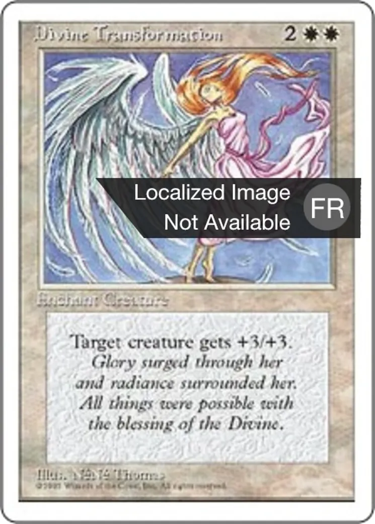 Transformation divine — Fourth Edition — Magic: The Gathering