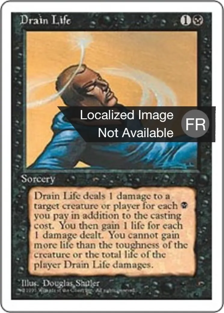 Drain de vie — Fourth Edition — Magic: The Gathering