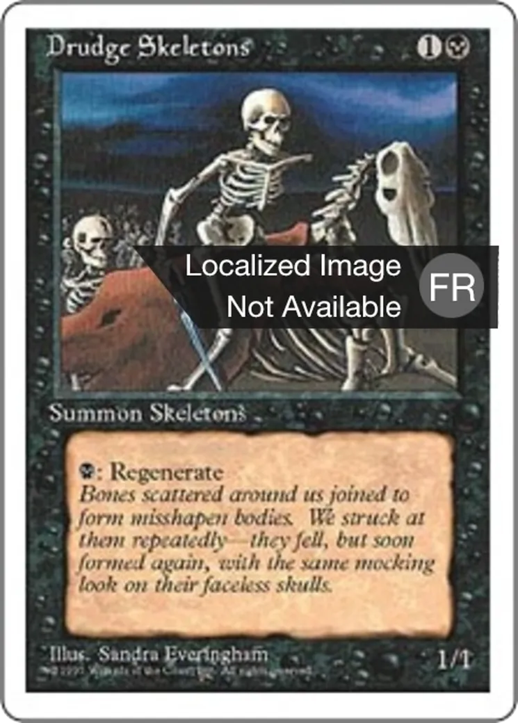Squelettes serviles — Fourth Edition — Magic: The Gathering