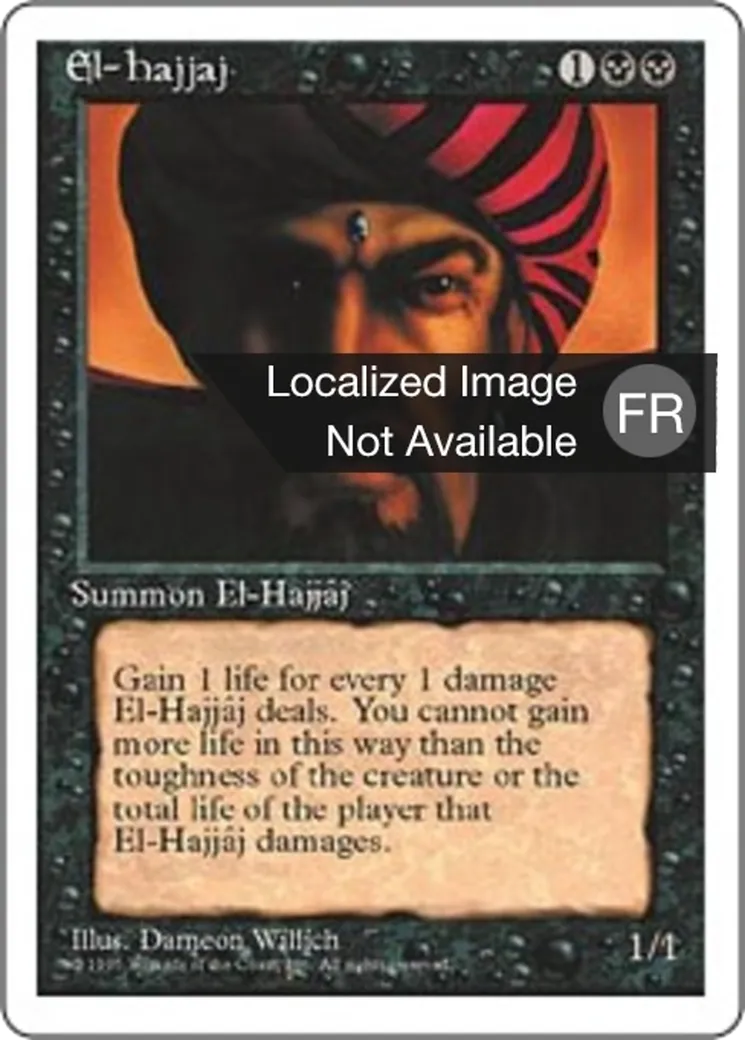 El-hajjâj — Fourth Edition — Magic: The Gathering
