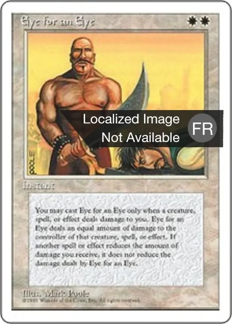 OEil pour OEil — Fourth Edition — Magic: The Gathering