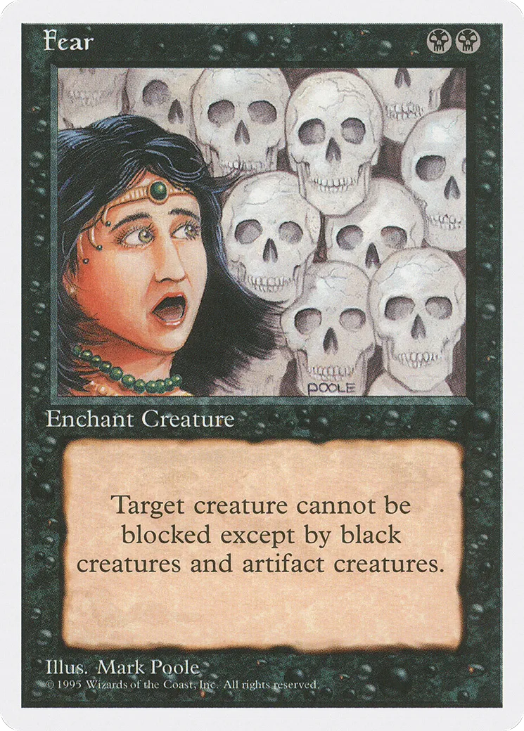 Fear — Fourth Edition — Magic: The Gathering