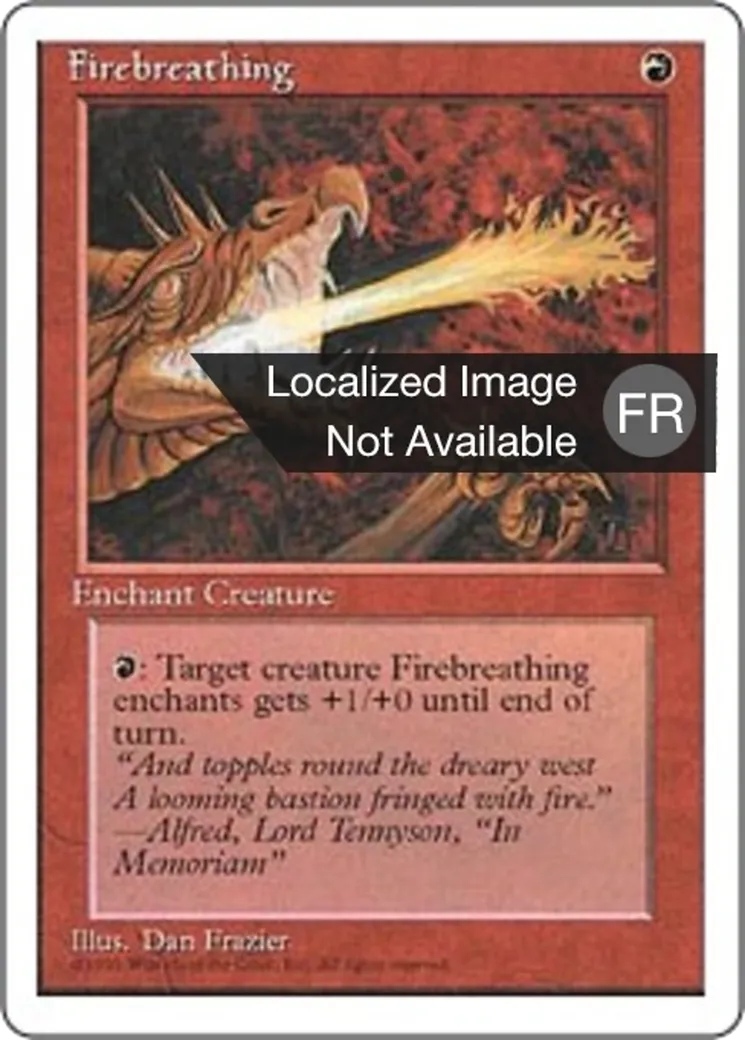 Souffle ardent — Fourth Edition — Magic: The Gathering