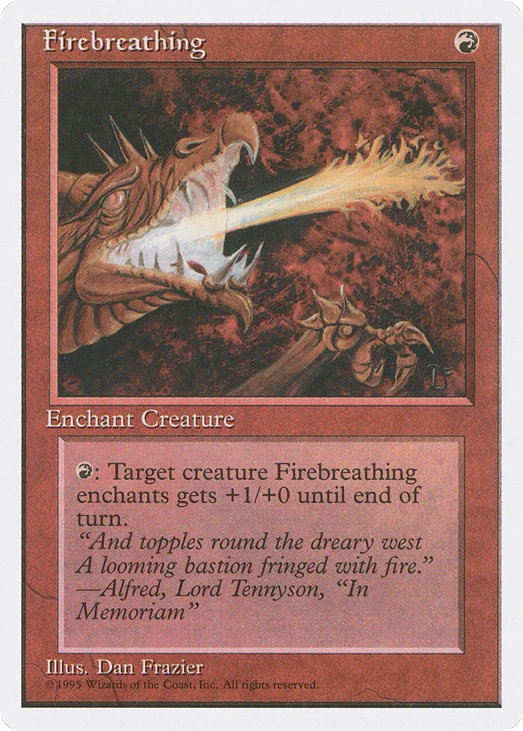 Souffle ardent — Fourth Edition — Magic: The Gathering